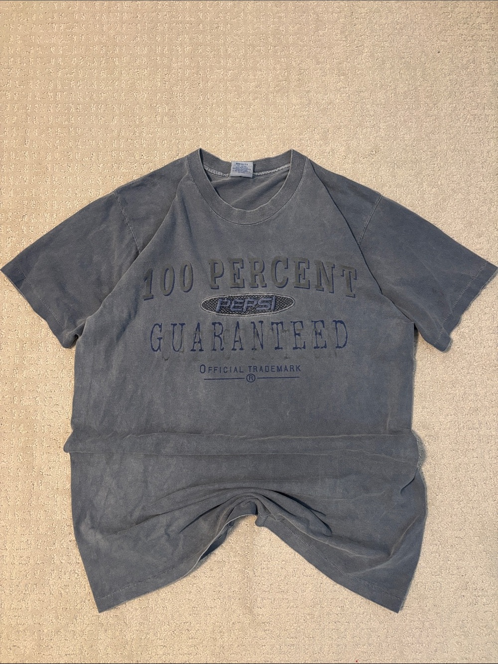 Vintage Pepsi trademark graphic Tee